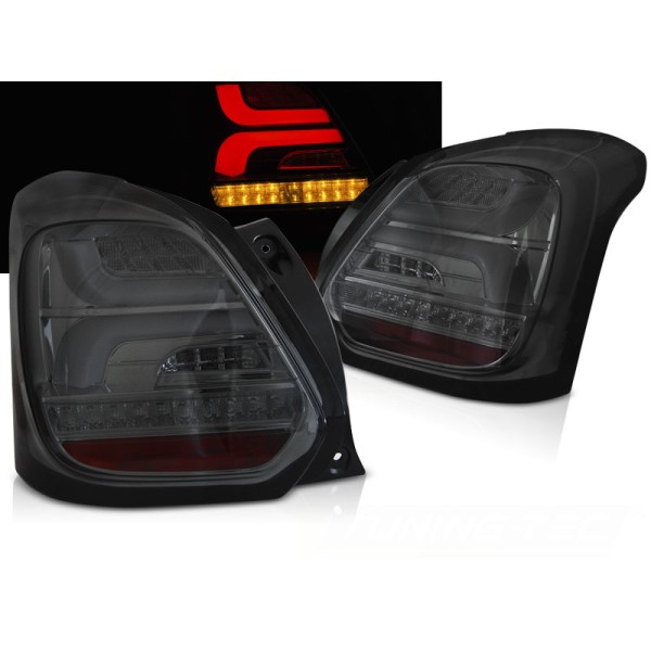 SUZUKI SWIFT VI 17- - zadné LED svetlá dymová LED BAR s dynamickým blinkerom