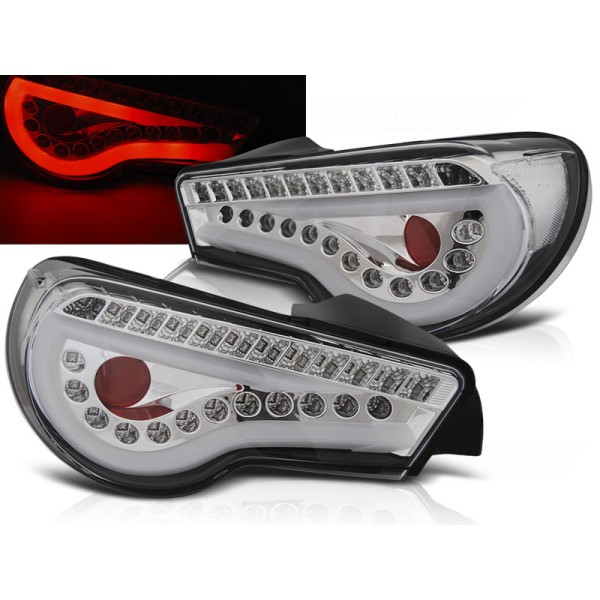 TOYOTA GT86 12-16 - zadné LED svetlá chrom LED BAR