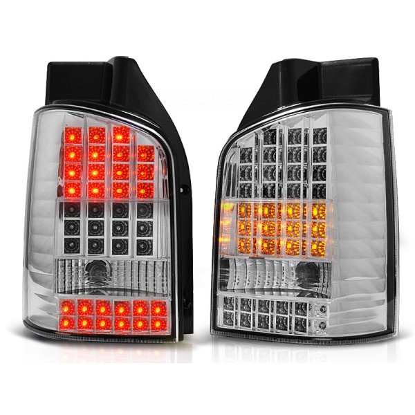 VW T5 03-09 - zadné LED svetlá chrom
