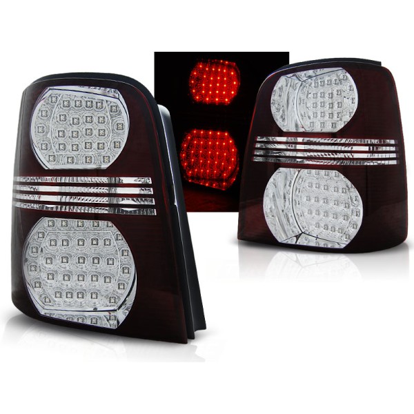 VW TOURAN 03-10 - zadné LED svetlá červeno biela