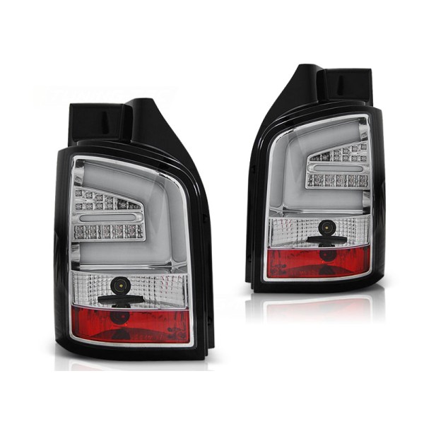 VW T5 10-15 - zadné LED svetlá chrom LED BAR