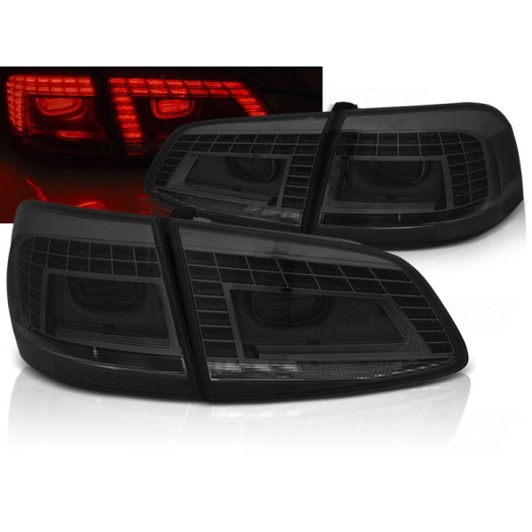 VW PASSAT B7 10-14 COMBI - zadné LED svetlá čierna dymová