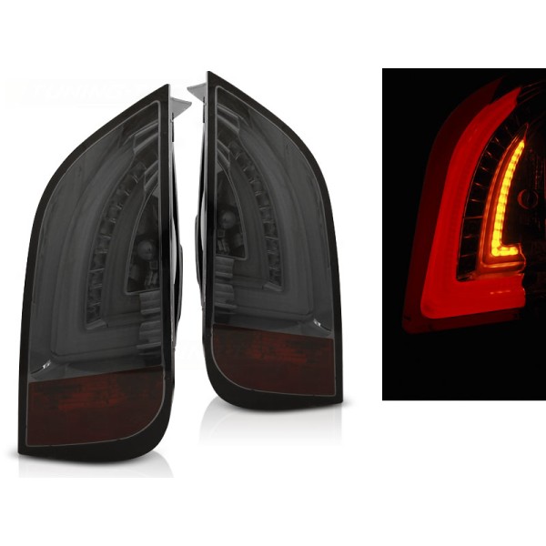 Škoda Citigo 11- - zadné LED svetlá dymová LED BAR