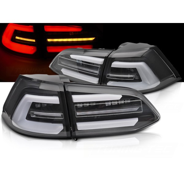 Volkswagen Golf 7 13-17 VARIANT - Zadné svetlá LED čierna SEQ