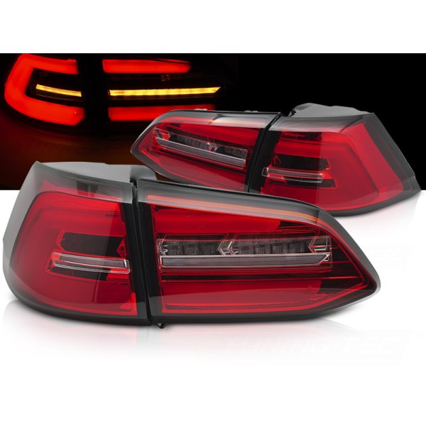 Volkswagen Golf 7 13-17 VARIANT - Zadné svetlá LED červeno/biela SEQ