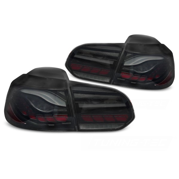 Volkswagen Golf VI 2008-2013 - zadné OLED svetlá dymové