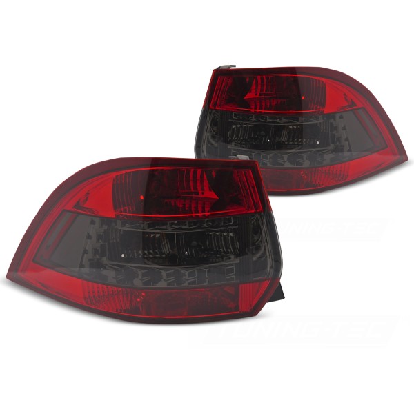Volkswagen Golf 5 / Golf 6 Variant 2007-2013 - zadné LED svetlá červene dymové