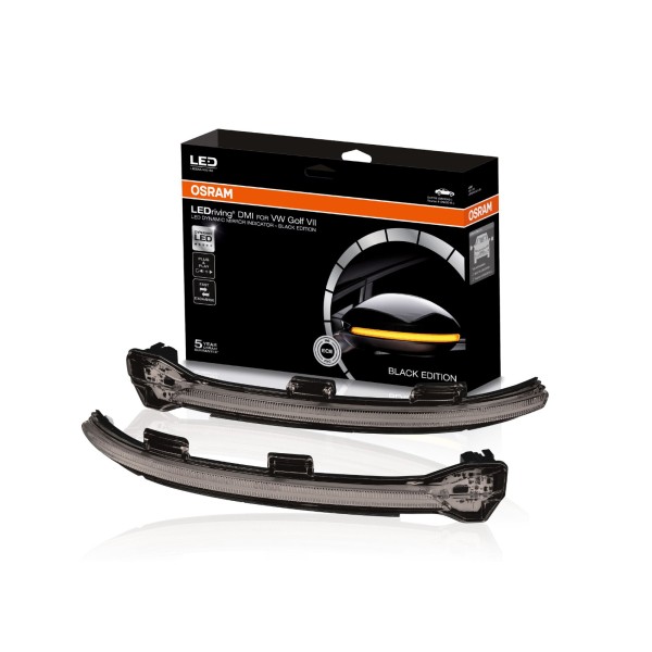 OSRAM sada dynamických smerových svetiel v zrkadlách pre VW Golf 7, Touran (05/2015-), černý podklad