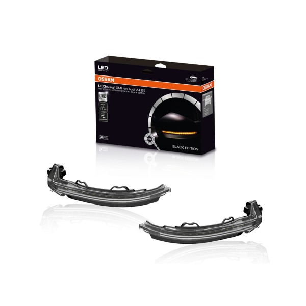 OSRAM sada dynamických smerových svetiel v zrkadlách pre Audi A3/S3/RS3 (8V), tmavé (Black Edition)
