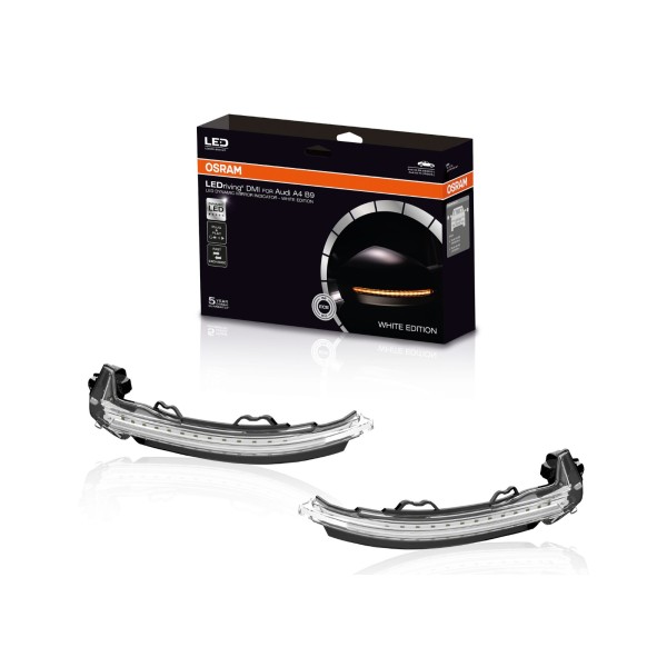 OSRAM sada dynamických smerových svetiel v zrkadlách pre Audi A4/S4/RS4 (B9), A5/S5/RS5 (F5), White Edition