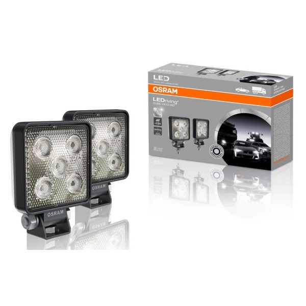 OSRAM LED pracovné svetlo Cube VX70-WD pre automobily a pracovné stroje, dĺžka 122,3 mm, homologácia ECE / R10, 2ks v balení