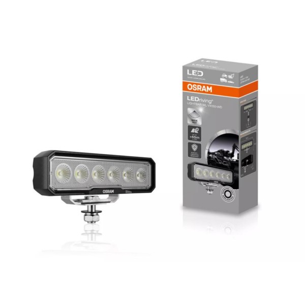 OSRAM LED pracovné svetlo WL VX150-WD pre automobily a pracovné stroje, dĺžka 160 mm, homologácia ECE / R10