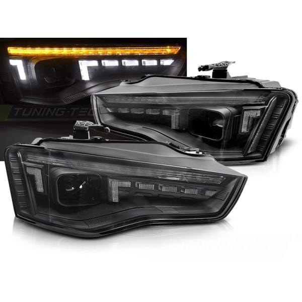 Audi A5 11-16 - Predné svetlá LED ČIERNA