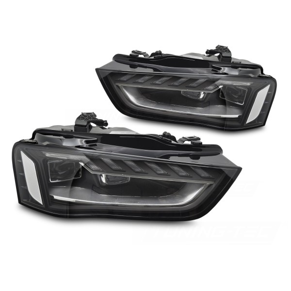 Audi A4 B8 2012-2015 - Predné FULL LED svetlá SEQ DRL