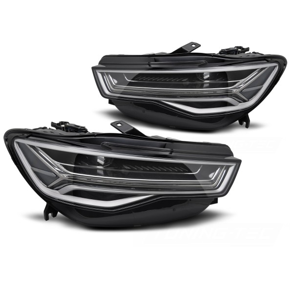 Audi A6 C7 2014-2018 - Predné FULL LED svetlá SEQ DRL