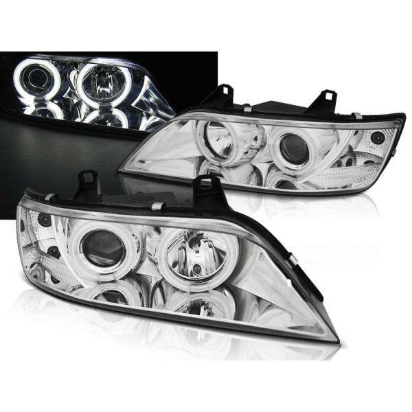 BMW Z3 96-02 - predné chrom svetlá ANGEL EYES CCFL