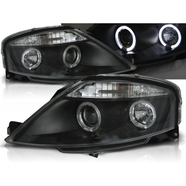 CITROEN C3 02-09 - predné čierna svetlá ANGEL EYES