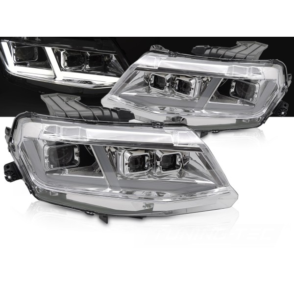 CHEVROLET CAMARO 2016-2018 - predné svetlá LED CHROMOVÉ