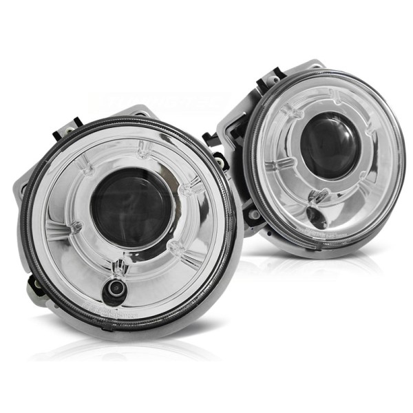 MERCEDES W461, W463 G-KLASA 92-06 - predné chrom svetlá