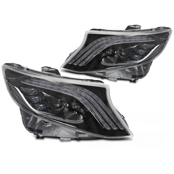 Mercedes V-Class / Vito W447 2014-2023 - Predné FULL LED svetlá SEQ DRL