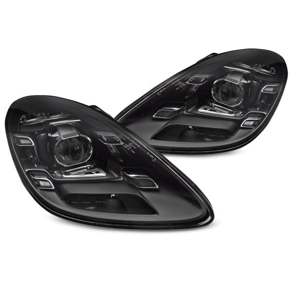 Porsche Boxster Cayman 718 2016- - Predné LED svetlá čierna