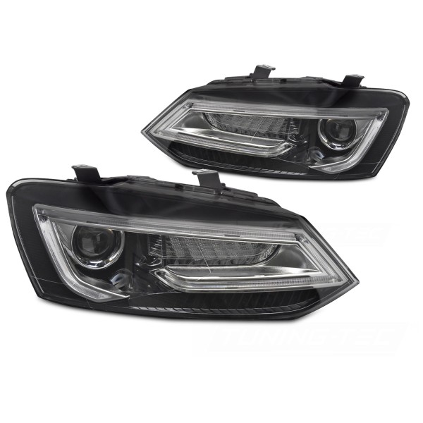 Volkswagen Polo V 6R 2009-2017 - Predné FULL LED svetlá SEQ DRL