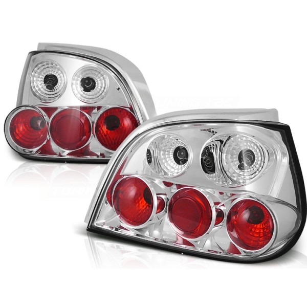 RENAULT MEGANE 99-02 5D - zadné svetlá chrom