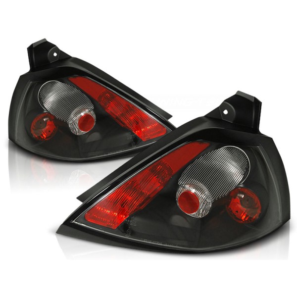 RENAULT MEGANE II 02-05 - zadné svetlá čierna