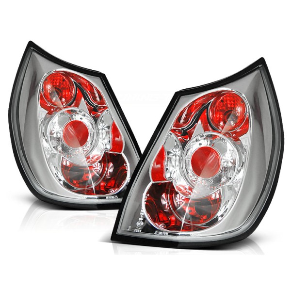 RENAULT SCENIC 03-06 - zadné svetlá chrom