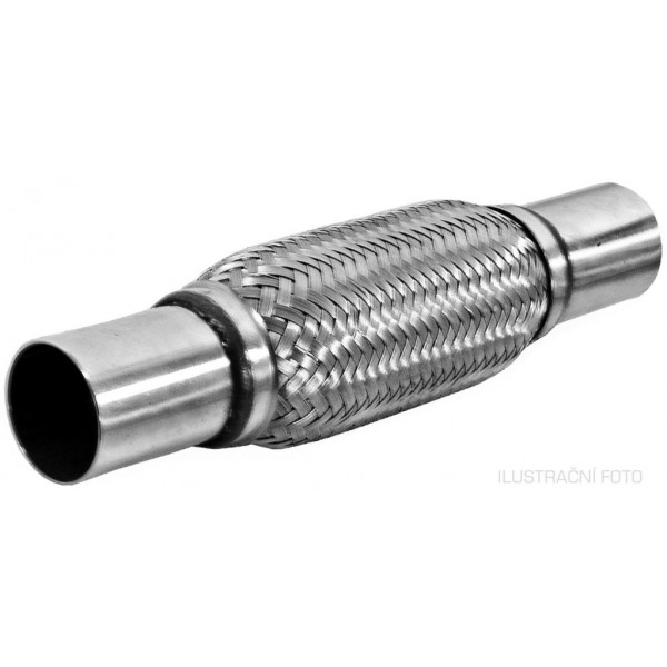 Pružný člen výfuku STANDART - vlnovec, priemer 45 MM / dĺžka členu 250 MM / celková dĺžka 350 MM
