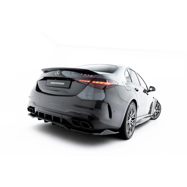 Mercedes C63 AMG W206 2021->, spojler pod zadný nárazník s rebrovaním, Maxton design