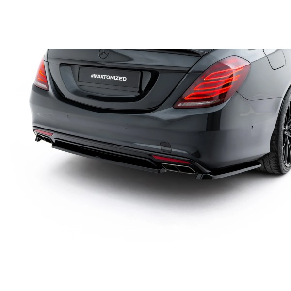 Mercedes trieda S W222 AMG-Line, spojler pod zadný nárazník, Maxton Design