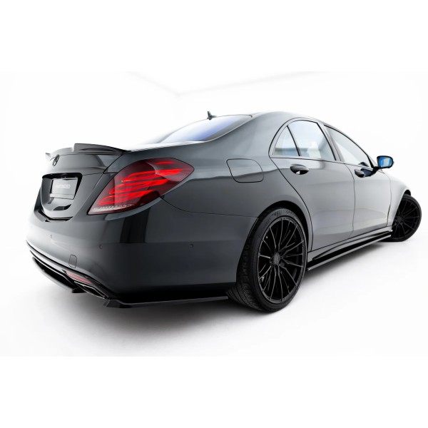 Mercedes trieda S W222 AMG-Line, bočné difúzory pod zadný nárazník, Maxton Design