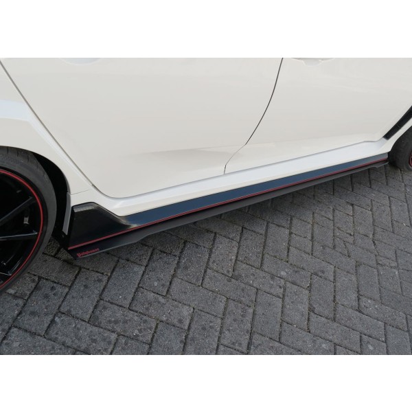 Maxton Design Racing difúzory bočných prahov pre Honda Civic X Type R (2017-)