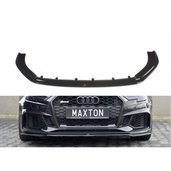 Maxton Design Splitter V.2 pod originálny predný nárazník Audi RS3 (8V) facelift sportback