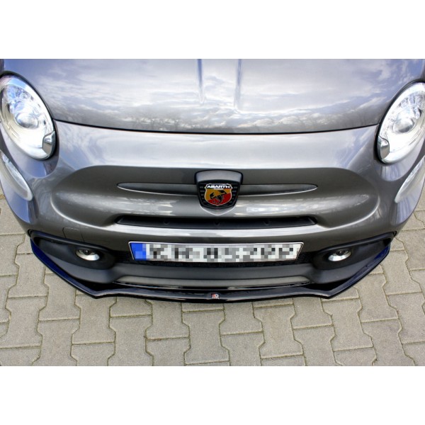 Maxton Design splitter pod originálny predný nárazník pre Fiat 500 Abarth facelift