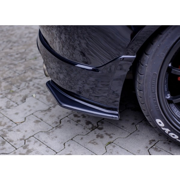 Maxton Design bočné splittery zadného nárazníka pre Honda Civic VII (EP3) Type R / S facelift (2004-2006)
