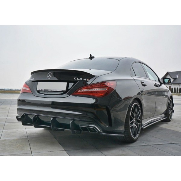 Maxton Design difúzor zadného nárazníka V.1 pre Mercedes-Benz CLA A45 AMG (C117) facelift (2017-)