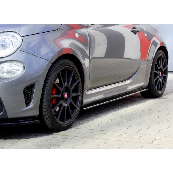 Maxton Design difúzory bočných prahov pre Fiat 500 Abarth facelift