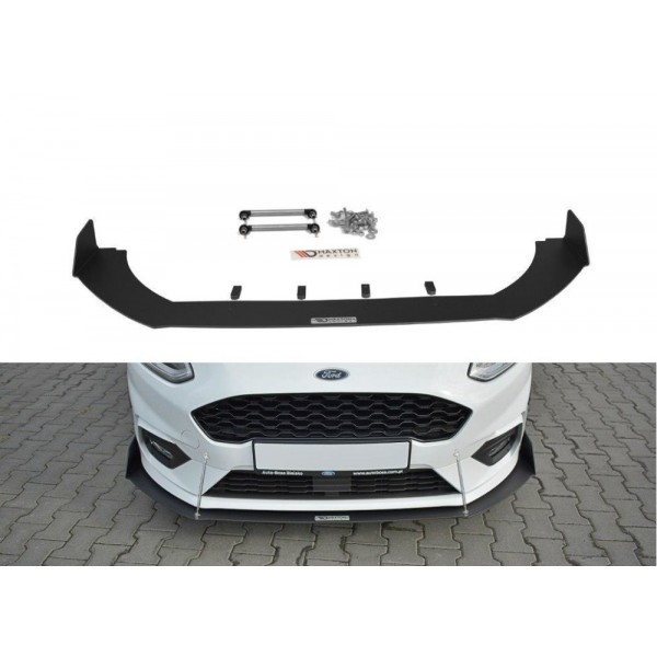 Maxton Design racing splitter V.1 pod originálny predný nárazník Ford Fiesta MK8 ST / ST-line (2018-