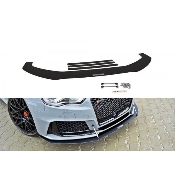 Maxton Design racing splitter pod originálny predný nárazník Audi RS3 (8VA) Sportback (2015-)