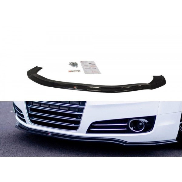 Maxton Design splitter V.1 pod originálny predný nárazník Audi A8 (D4) 2009-2013