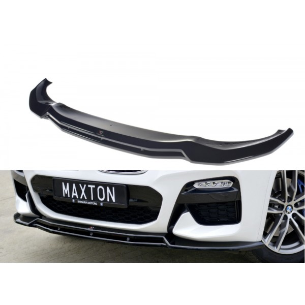 Maxton Design splitter V.1 pod originálny predný nárazník BMW X3 (G01) M-pack (2018-)