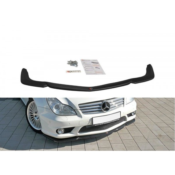 Maxton Design splitter V.1 pod originálny predný nárazník Mercedes-Benz CLS (C219) 55 AMG (2004-2006)