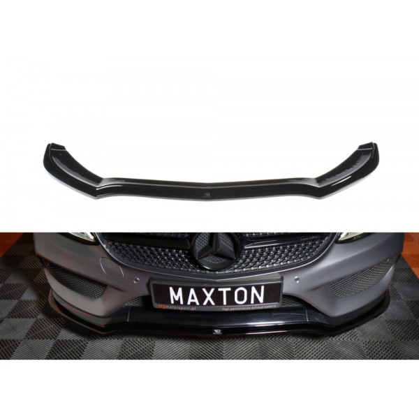Maxton Design splitter V.1 pod originálny predný nárazník Mercedes-Benz triedy C W205 AMG-line (2015-2018)