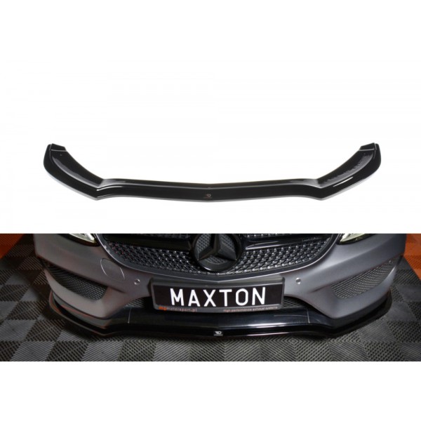 Maxton Design splitter V.1 pod originálny predný nárazník Mercedes-Benz triedy C W205 AMG-line (2015