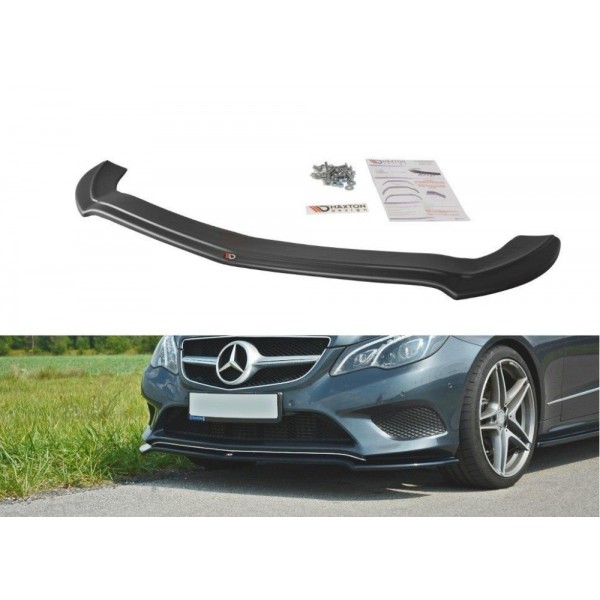 Maxton Design splitter V.1 pod originálny predný nárazník Mercedes-Benz triedy E (W212) coupe / cabrio (2012-2017)