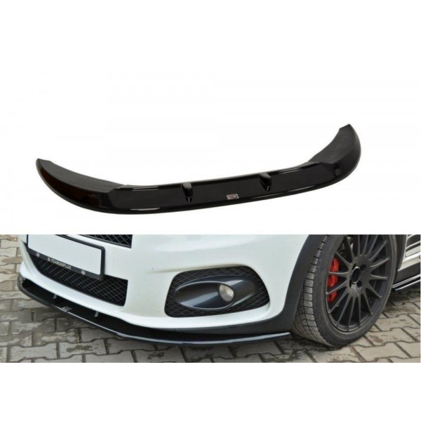 Maxton Design splitter V.2 pod originálny predný nárazník Fiat Grande Punto Abarth (2007-2010)