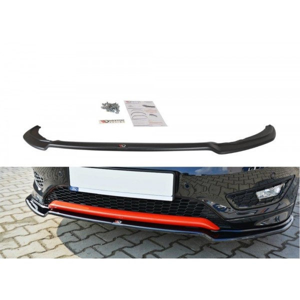 Maxton Design splitter V.2 pod originálny predný nárazník pre Ford Focus III ST-line facelift (2015-