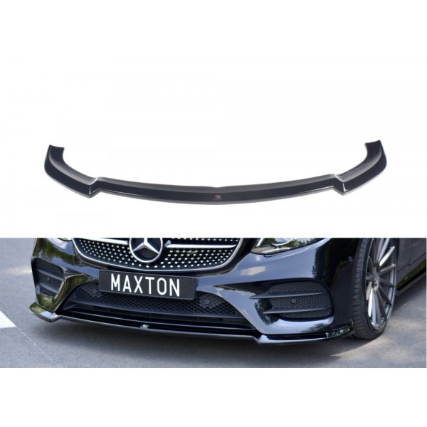 Maxton Design splitter V.2 pod originálny predný nárazník pre Mercedes-Benz triedy E (W213) Coupe AMG-line (2017-)